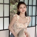 Fashionable French Floral Camisole For Women